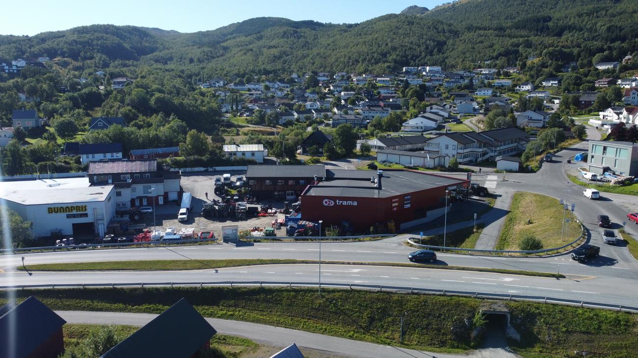 Oversiktsbilde av Trama Harstad
