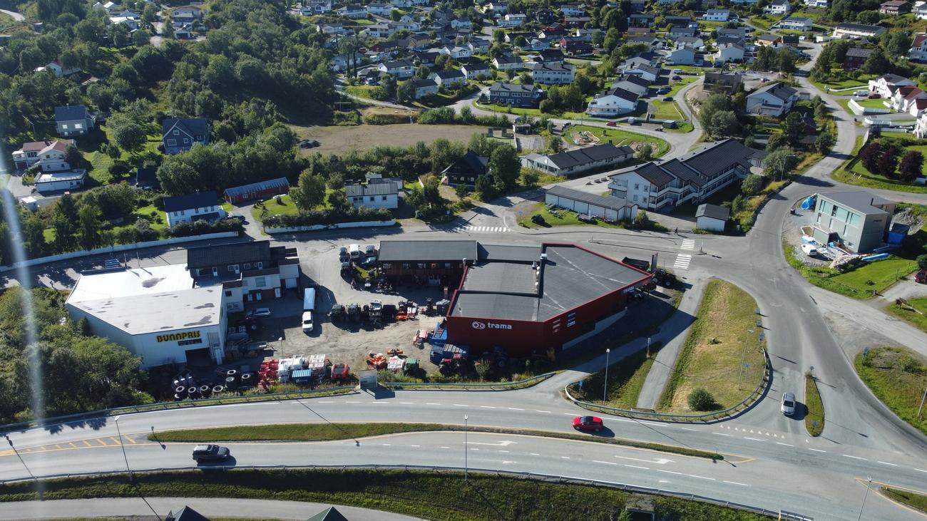 Oversiktsbilde av Trama Harstad