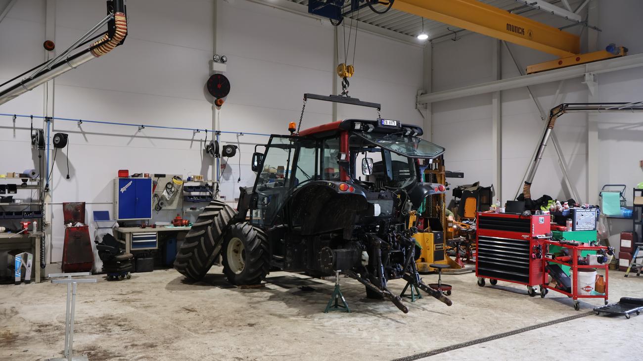 Traktor til teknisk support